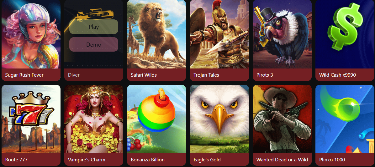 Wild Tokyo Spielangebot und Slots